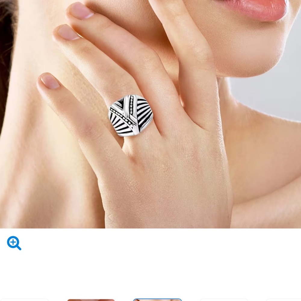 D'Joy Ring in Sterling Silver (Size 7.0) 5.50 Grams